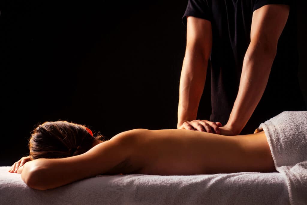 Therapeutic massage in Grand Rapids focused on reducing muscle tension and preventing workplace injuries.